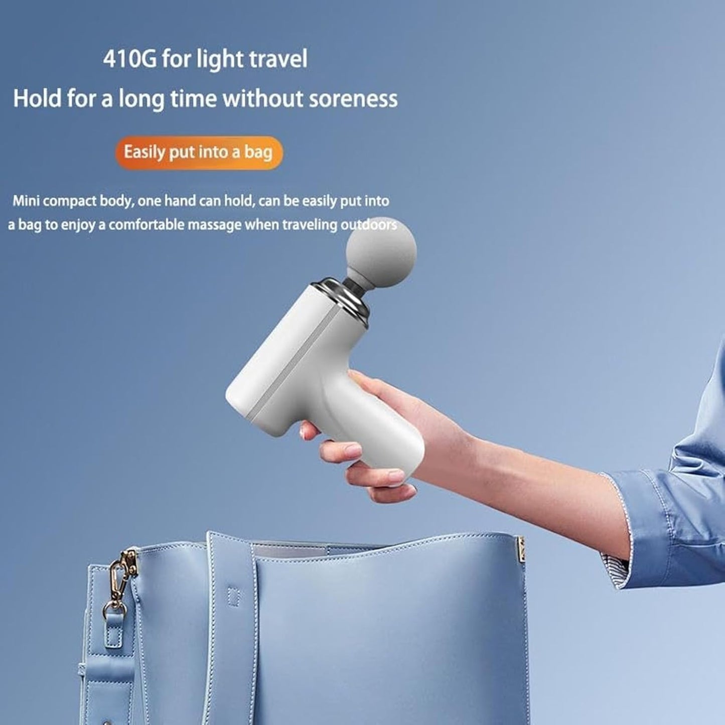 SHOPLINK Massager Machine for Body Pain | Mini Body Massage Gun for Deep Tissue, Muscle & Pain Relief | Handheld, Battery Powered Massager for Neck,...