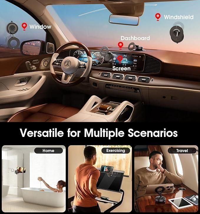 Vacuum Magnetic Suction Car Phone Holder