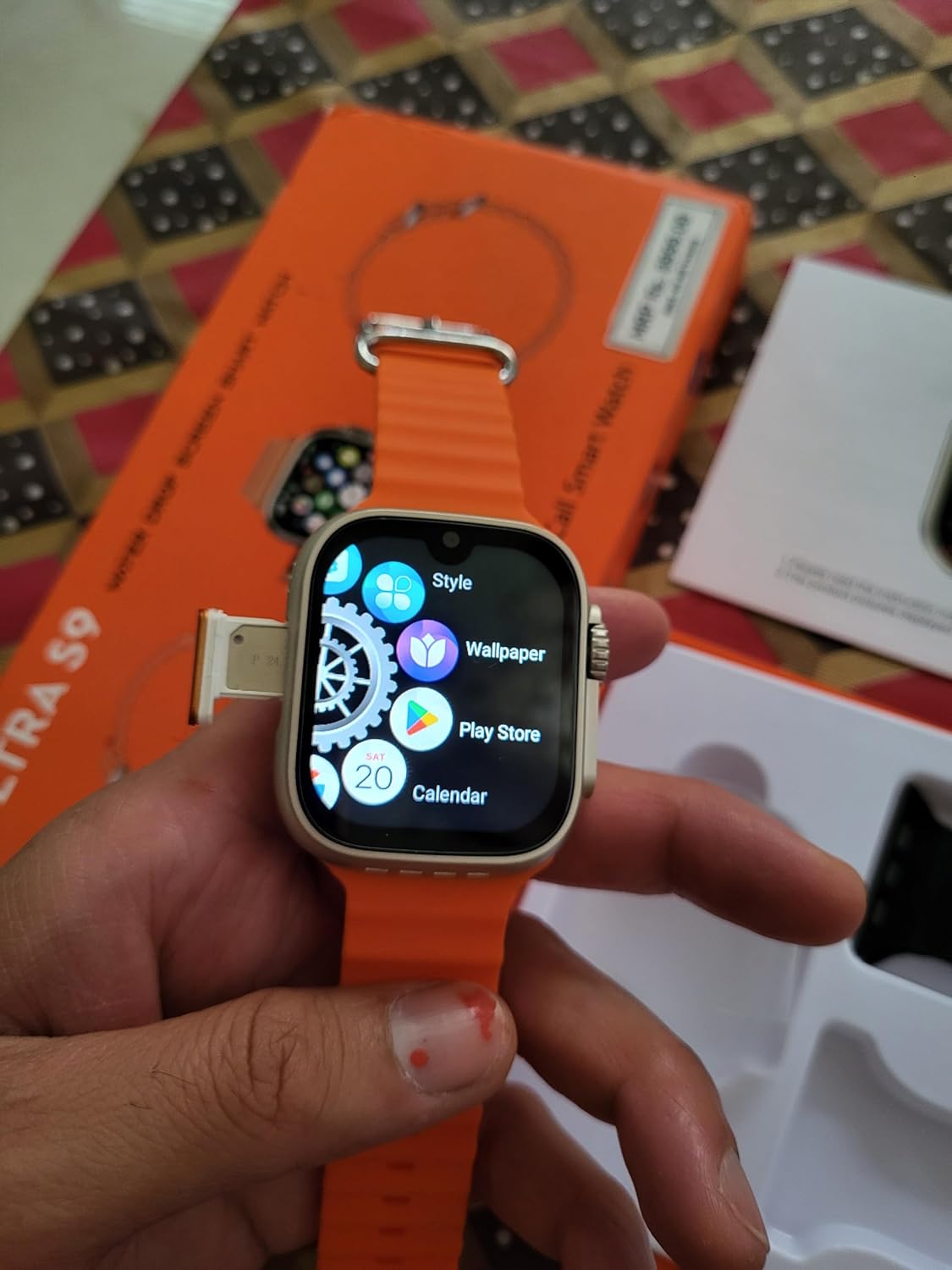 S9 Ultra 5G/4G SIM Android Smart Watch for Men & Women 4GB Ram & 64GB Internal Storage Play Store Maps YouTube Sports Features Volte Calling with Dual Camera