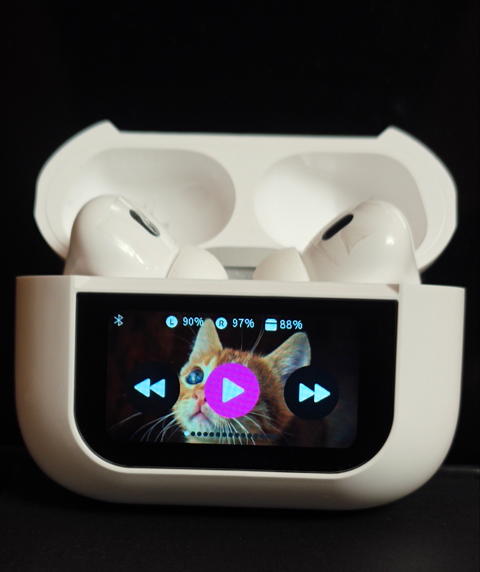 MORBI™ Touch Screen TWS Earbuds with 32 db ANC + ENC. (3 Months Warranty)