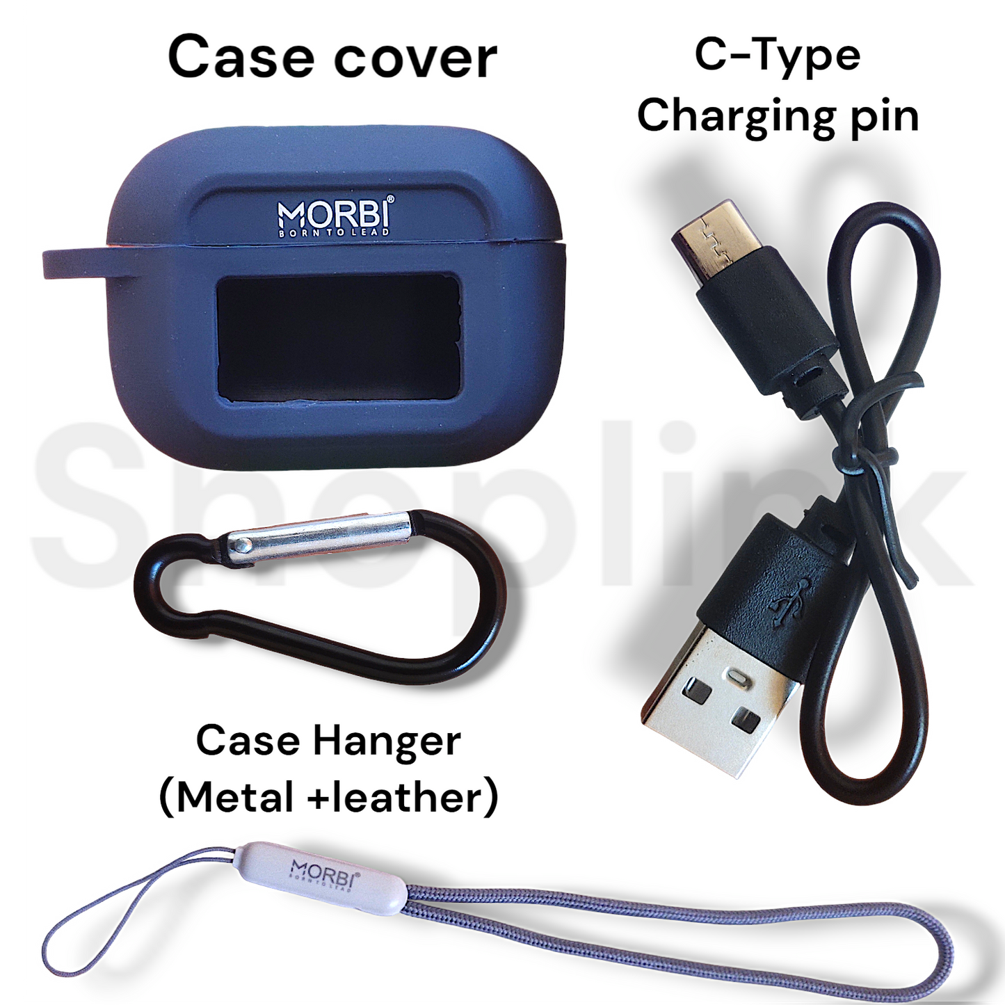 MORBI™ Touch Screen TWS Earbuds with 32 db ANC + ENC. (3 Months Warranty)