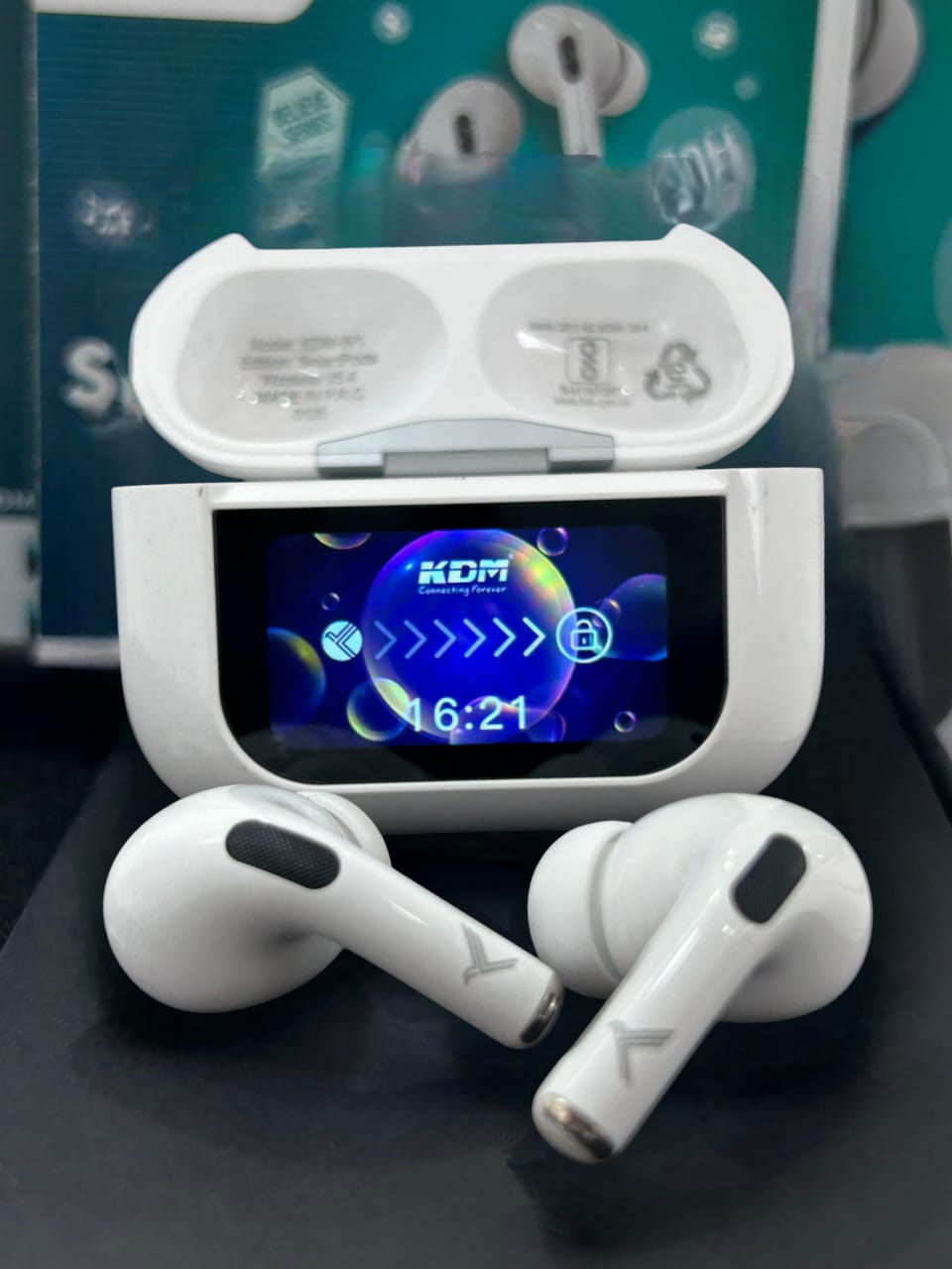 KDM™ W1 ScreenTWS Touch Screen Earbuds(6 Months Warranty)