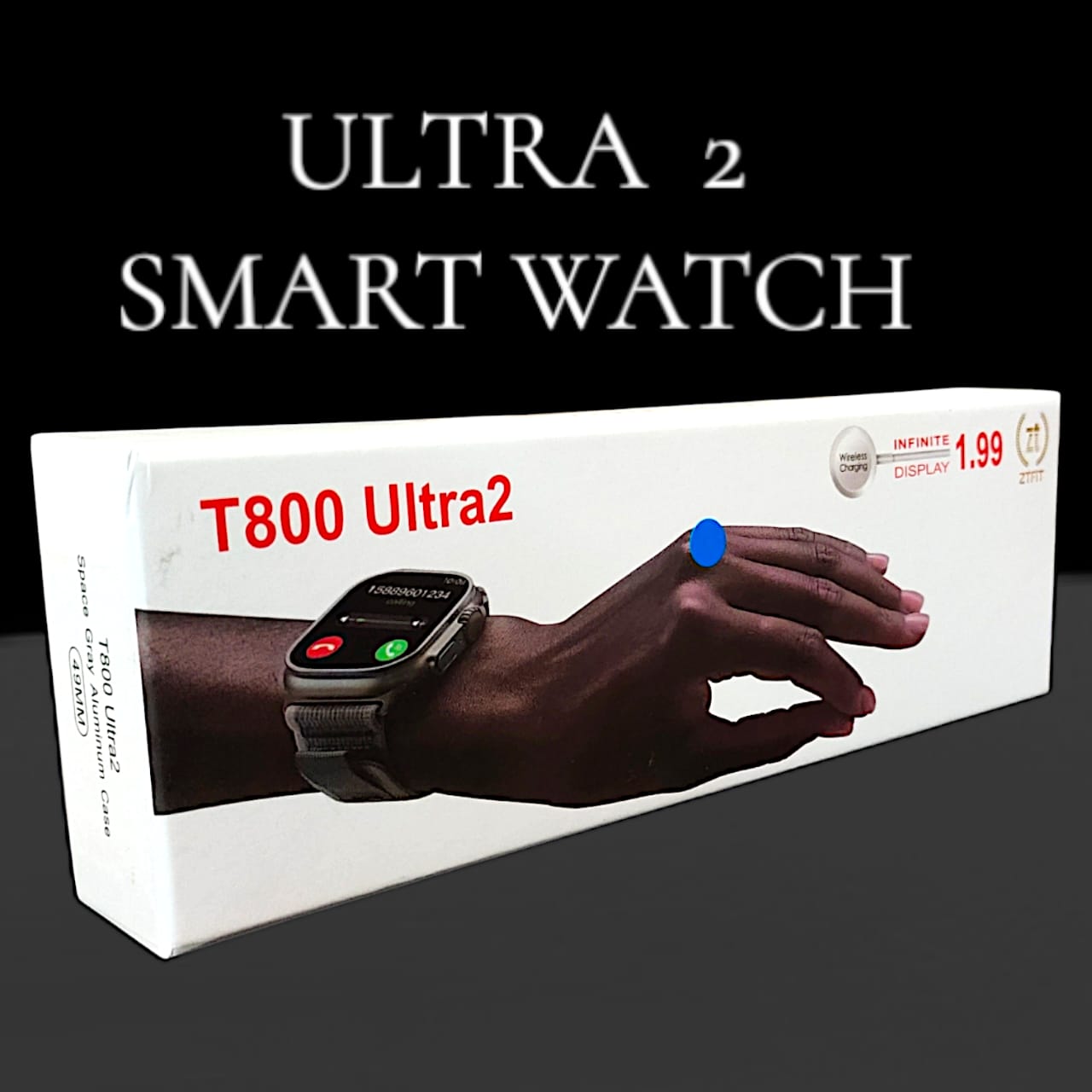 T800 Ultra 2 Smartwatch for Android with Wireless Charging Smart Watch Smartwatch