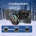 Portronics Cool Pulse Instant Mobile Cooling Fan for Gamer with Radiator Cooling Technology Gaming Accessory Kit (Black, For Android, iOS)