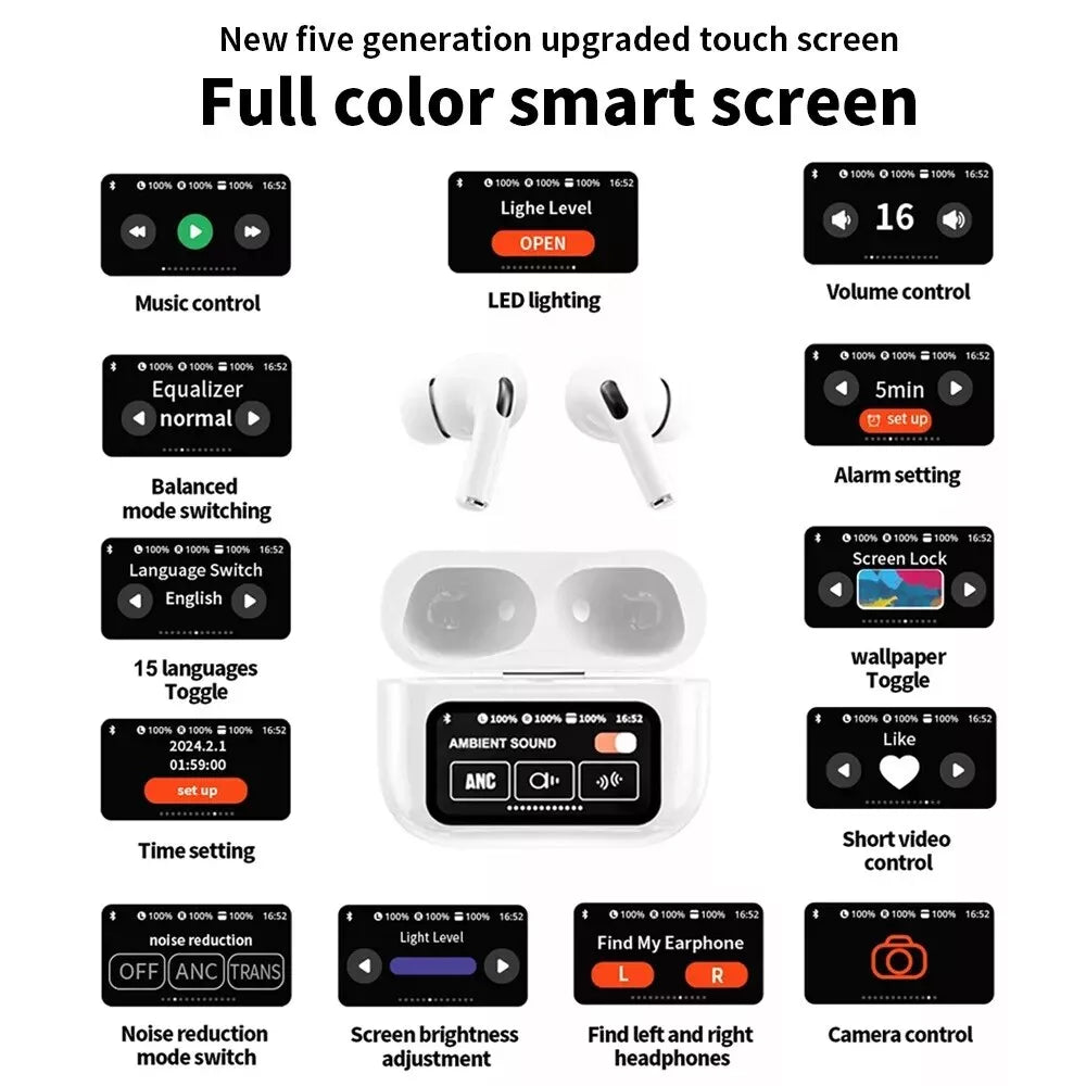 AIRPOD PRO™ ANC & ENC with TOUCH SCREEN ( HOLI SPECIAL OFFER)