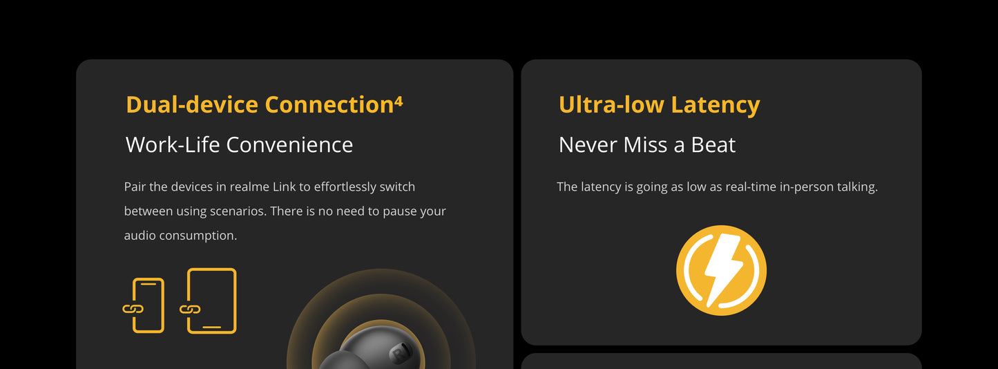 realme Buds T200 Lite Bluetooth in Ear Earbuds,4 Mic, AI ENC for Calls,48 Hours Total Playback with Fast Charging and Low Latency Gaming TWS,Google Fast Pair, with mic (Volt Black)