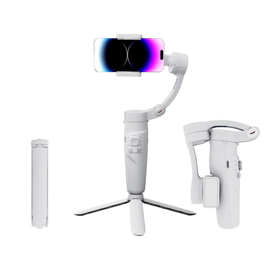 M1 Foldable 3-Axis Gimbal Stabilizer | Advanced Gyroscope | Shake-Free Footage | Object Tracking | Panoramic, Time-Lapse & Slow-Motion | 2500mAh Battery | Ideal for Vlogging & Travel
