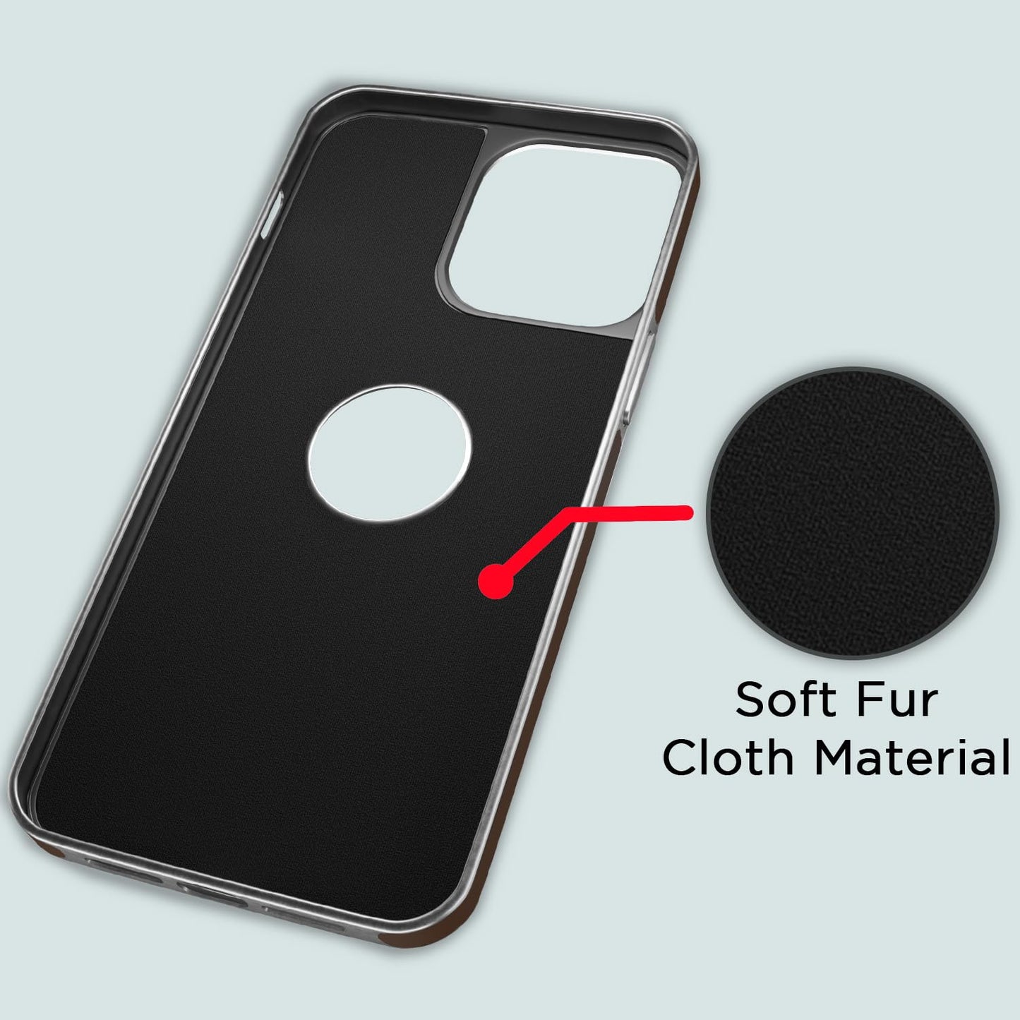 Pikkme Chrome Leather Back Cover | Flexible Pu Leather | Full Camera Protection | Silver Electroplated Chrome | Bumper Case for iPhone 13 Pro (Chrome Coffee)