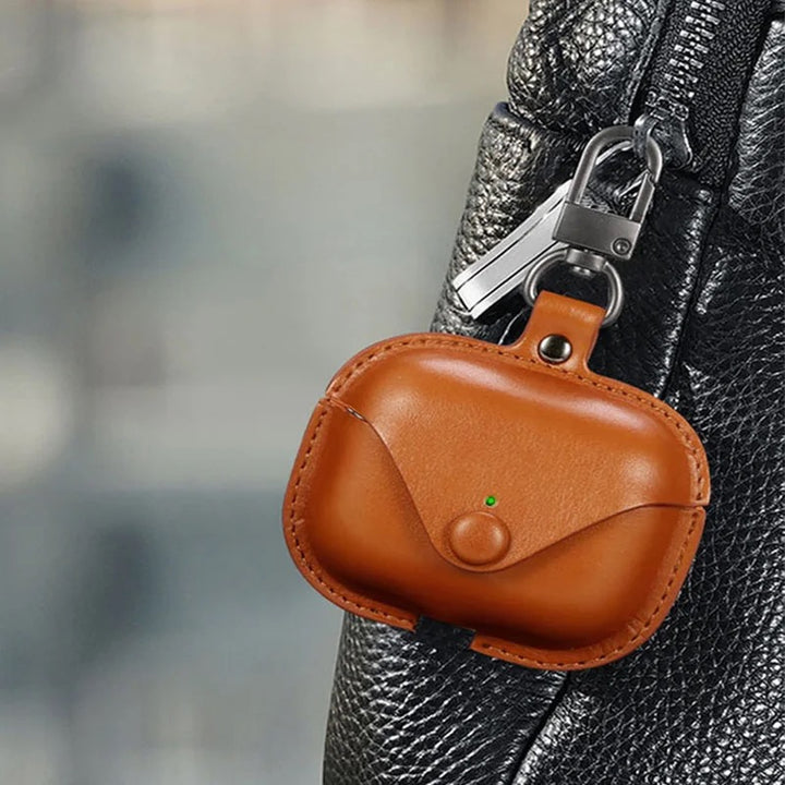 ShopLink Premium Luxury Leather Airpod Case cover