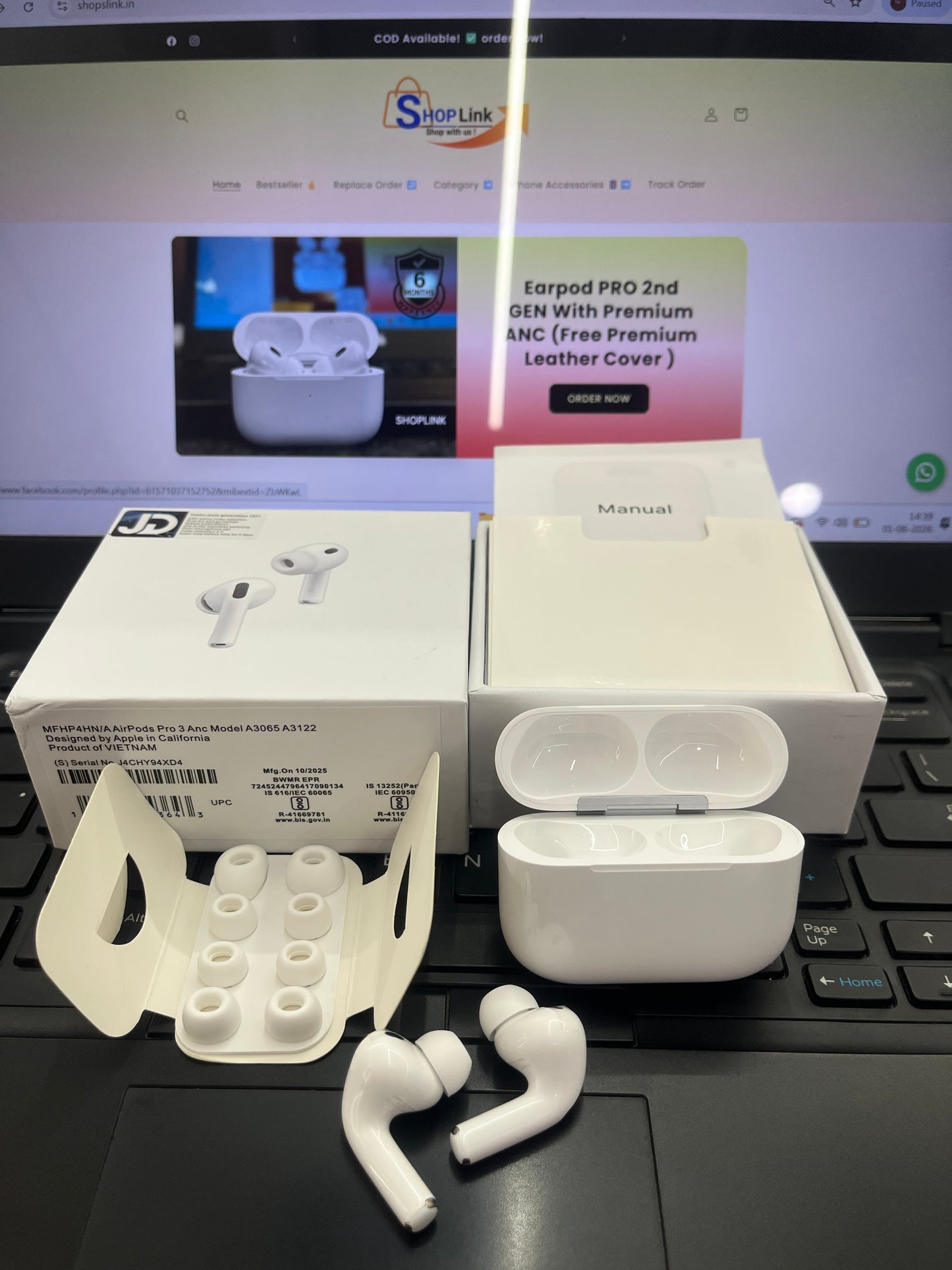 Earpods Pro (3rd Gen) with MagSafe Charging support