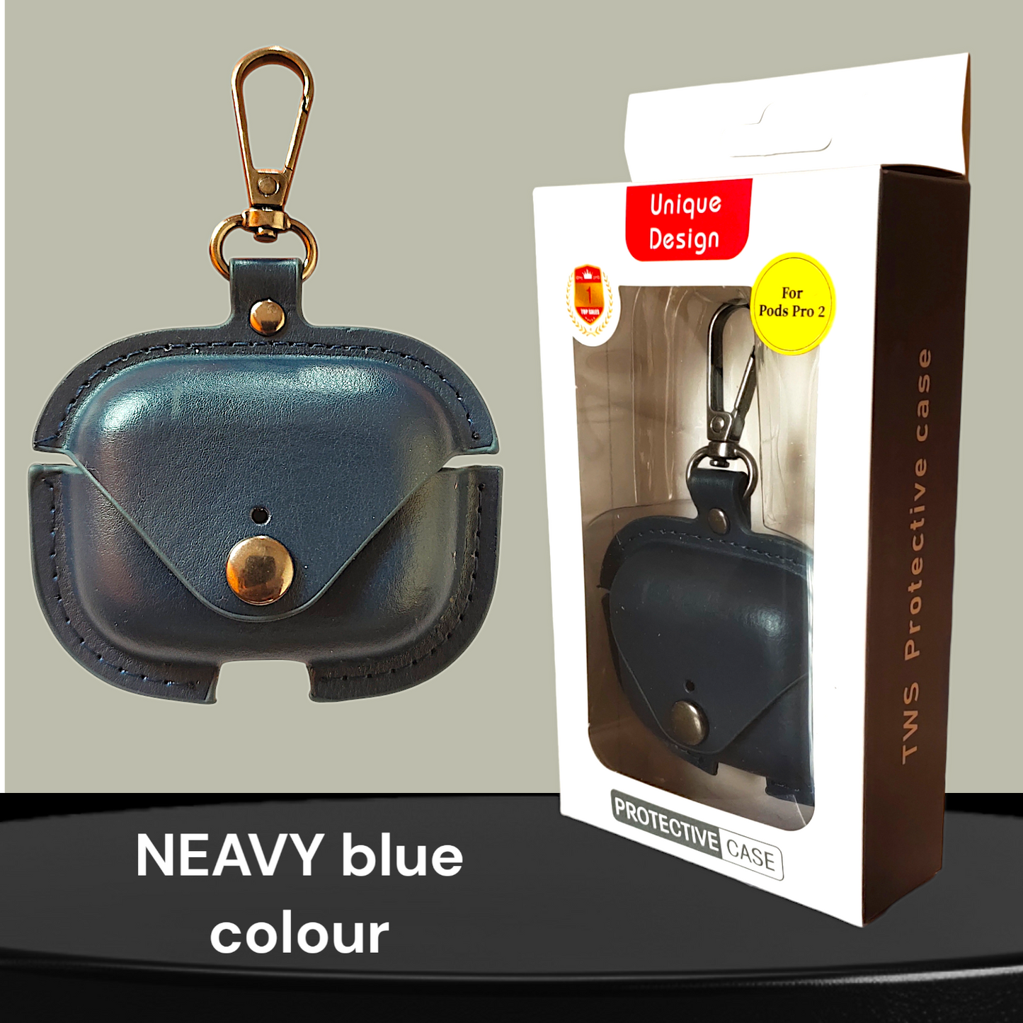 ShopLink Premium Luxury Leather Airpod Case cover
