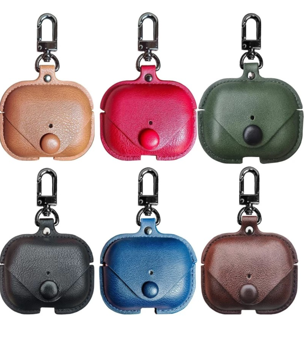 ShopLink Premium Luxury Leather Airpod Case cover